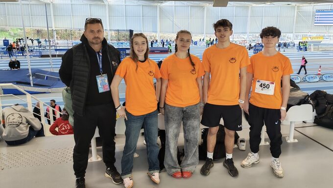 Nos athlètes au stadium Pierre Quinon de Nantes